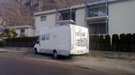 Posteggio Camper con targe straniere